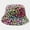 Multicolor, variant on HAOTAGS Fuzzy Bucket Hat for Women Furry Fur Bucket Hat Leopard Print Warm Hats Cute Soft Faux Fur Fisherman Cap Gray Size M