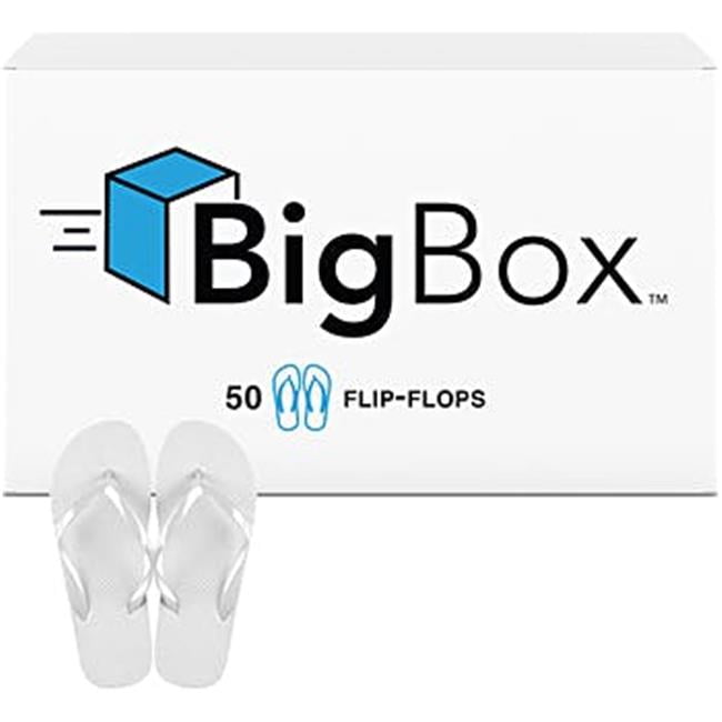 Big box flip flops Clearance