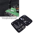 thumbnail image 2 of BIMZUC 27-Piece Mini Tool Set Household Repair Tool Kit, Portable Hand Mechanics Tools with Needle Nose Pliers, Tape Measure, Hex Wrenches, Screwdriver Bits & Handle with Storage Iron Case, 2 of 9