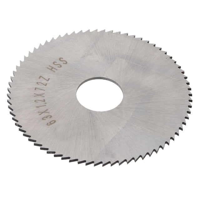 Circular Cutting Blade, High Speed Steel Glossy Milling Cutter Saw Blade 72Teeth Durable For Material Processing