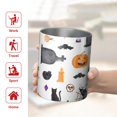 thumbnail image 5 of 12oz Coffee Tumblers Halloween Pattern Stainless Steel Vacuum Insulated Travel Tumbler Coffee Cups Mug with Lid and Straw with Cleaning Brush for Cold & Hot Drinks, 5 of 5