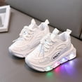 thumbnail image 2 of Mepaouo Light up Shoes Boys Girls Toddler LED Fashion Sneakers Breathable Walking Shoes 0-6 Years, 2 of 9