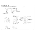 thumbnail image 2 of Kingston Brass Century Single Handle Tub & Shower Faucet, 2 of 2