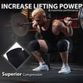 thumbnail image 5 of Neoprene Compression Knee Sleeves 7MM (Pair) Enhanced Knee Support in Squats Powerlifting Weightlifting and Wrestling – Unisex, 5 of 6
