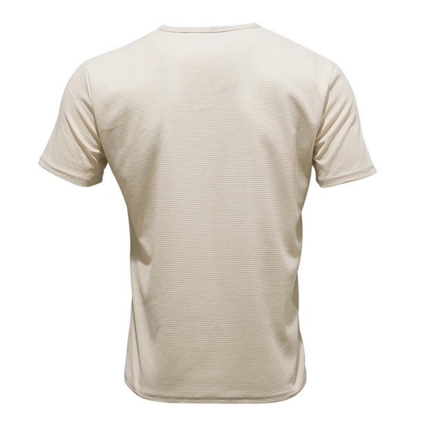 pstuiky camisetas para hombre, Camiseta vintage de manga corta con cordones y solapa para hombre, estilo patchwork, blusa de manga corta con cuello alto camisetas de hombre xxl