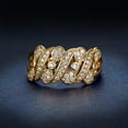 thumbnail image 4 of ADDHAT 2Ud Anillo Para Mujer Con De En Cobre Dorado Con Zirconia Decorativo, 4 of 6