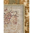 thumbnail image 7 of Unique Loom Versailles Collection Area Rug - Henry (4' 1" Square Green/Cream), 7 of 7