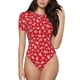 thumbnail image 1 of Balery Hohoho Body de cuello redondo de manga corta para mujer Tops de manga corta Tops básicos-Large, 1 of 7