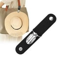 thumbnail image 4 of Multifunctional Travel Hat Clip, Hat Holder Supplies Accessory Duck Clips Leather for Adults Bag Scf Backpack Outdoor Black, 4 of 8