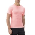 thumbnail image 2 of Yaoyar Men's Compression Shirt Short Sleeve Workout Gym Top Cool Dry Athletic Base Layer Undershirt T-Shirt for Sport Running, 2 of 9