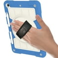 thumbnail image 6 of ELEHOLD Rugged Case for iPad 9th/ 8th/ 7th Generation 10.2 inch (2021/2020/2019), Heavy Duty Shockproof Cover with 360° Rotation Handstrap Kickstand Detachable Shoulder Strap Pencil Holder,Blue, 6 of 7