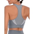 thumbnail image 4 of FUTATA High Impact Sports Bras For Women Seamless Padded Yoga Bras Push Up Racerback Bras Bralettes For Yoga Running Active Gym Workout Fitness Bras, 4 of 6