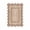 Brown, variant on Area Rug Natural Jute Hand Braided Rug Red Scalloped Runner