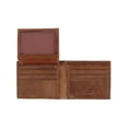 thumbnail image 4 of CTM®  RFID USA Embossed Leather Bifold Wallet (Men's), 4 of 5