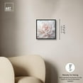 thumbnail image 5 of Delicacy and Fragility II Canvas Luxe Flower Art by Art Remedy, Black Frame, 12 x 12, 5 of 7