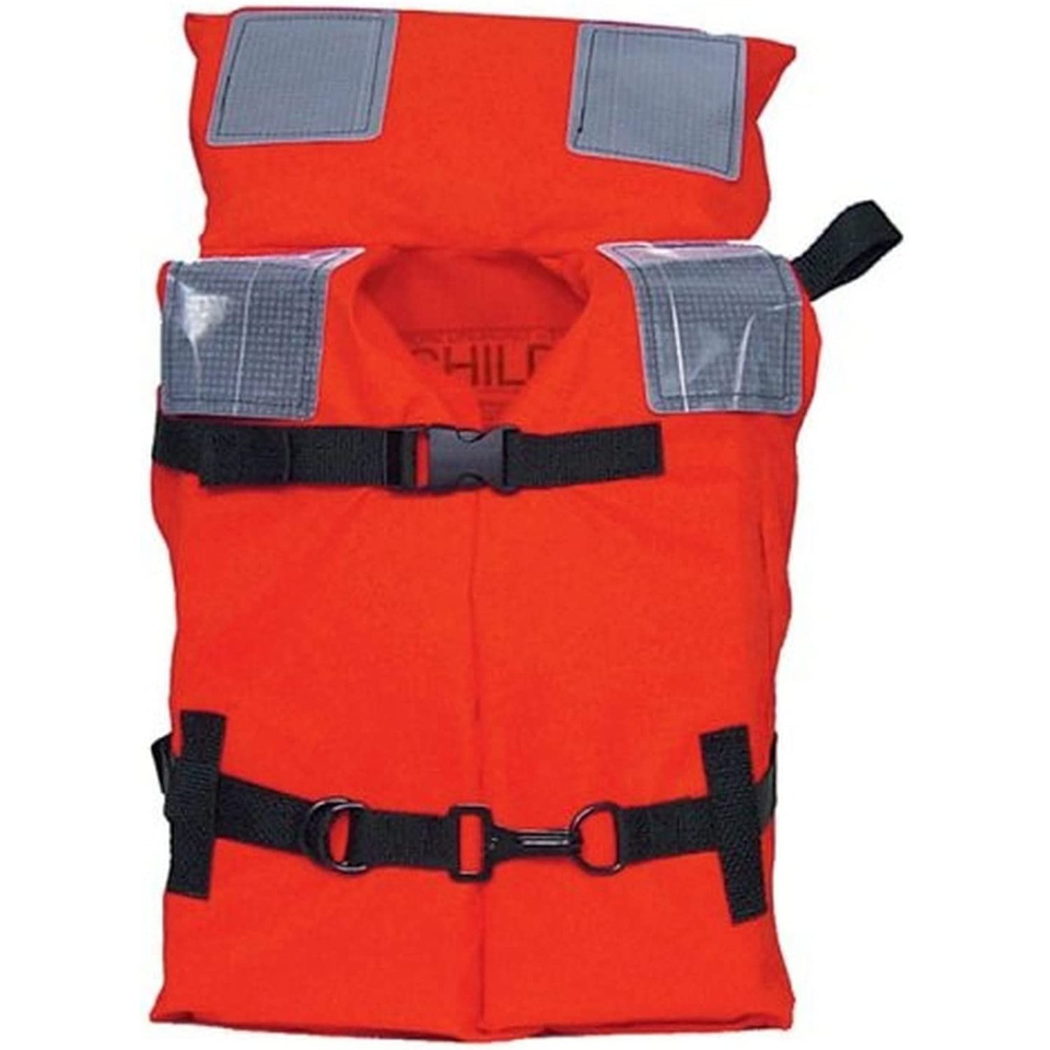 Commercial Type I Jacket Style Life Jacket, Child 5090 Pounds, Orange