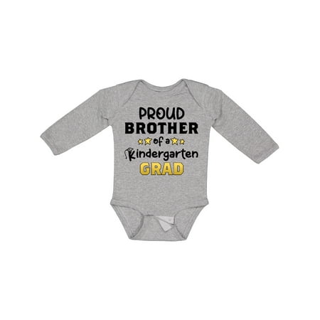 

Inktastic Proud Brother of a Kindergarten Grad Boys Long Sleeve Baby Bodysuit