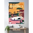 thumbnail image 2 of Vins De Provence Poster Poster Wall Art, Modern Wall Decor, 8x12 UNFRAMED, 2 of 3