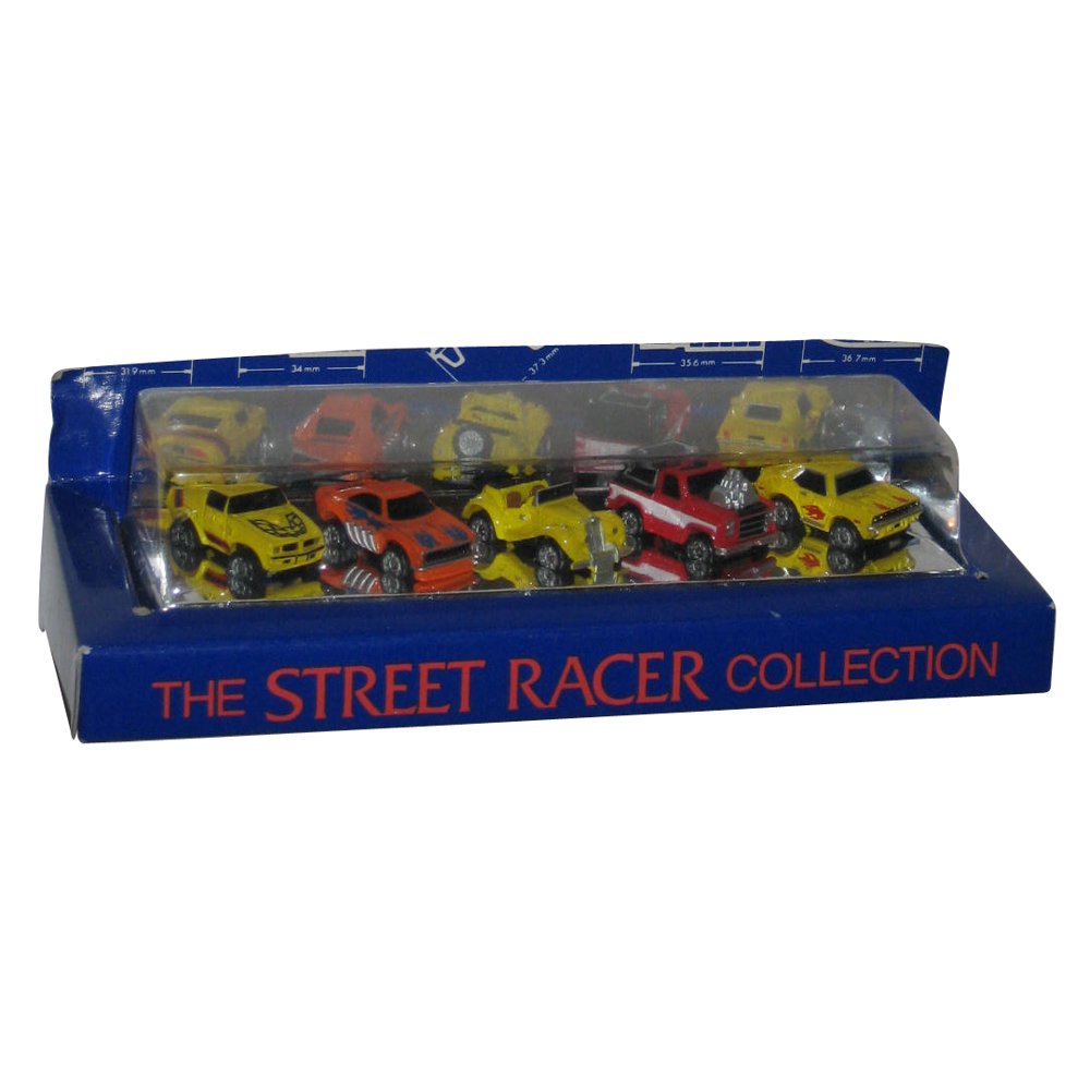 Micro Machines The Street Racer Collection (1987) Galoob Toy Car Set