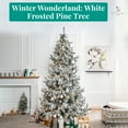 thumbnail image 4 of Naomi Home Thalia Alaskan Christmas Tree-Color:Snow Flocked,Size:7.5ft, 4 of 15