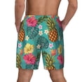 thumbnail image 4 of Uemuo Pineapple Pattern Mens Swim Trunks Quick Dry Board Shorts with Mesh Lining, Stretch Beach Shorts Quick Dry No-Chafing Board Shorts-3X-Large, 4 of 9