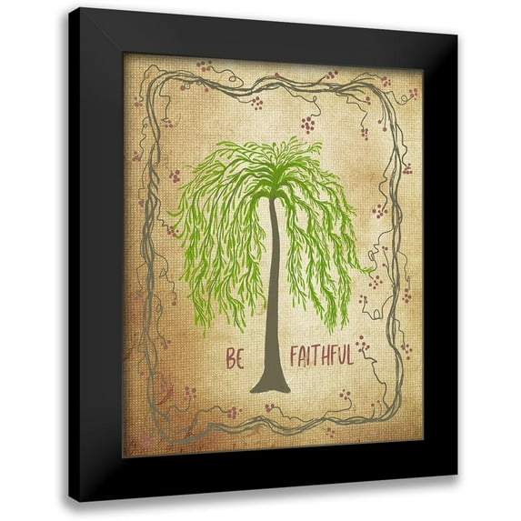 Murdock, Ramona 20x24 Black Modern Framed Museum Art Print Titled - Be Faithful