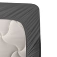 thumbnail image 3 of Ambesonne London Fitted & Top Sheet Set with Sham, Big Ben Bridge Night, Grey Yellow, 3 of 4