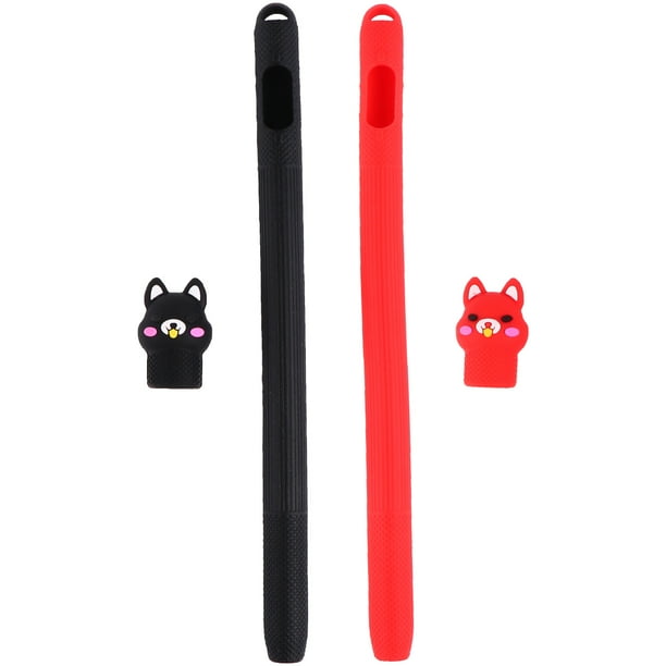 BRIGHTFUFU 2 fundas protectoras de silicona para lápiz óptico compatibles con Apple Pencil 1