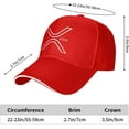 thumbnail image 2 of Xrp Ripple Hat Xrp Baseball Cap Novelty Graphic Adjustable Trucker Hats Unisex Black, 2 of 6