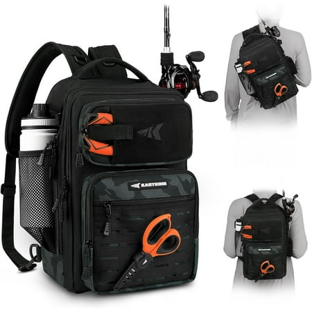 BlowBak Tactical Sling Tackle Bag-Lightweight Fishing Backpack Stor Fishing ar and Equipment Gift for Men