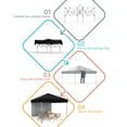 thumbnail image 5 of WildBreak Pop-up Canopy Tent 10 x 10 feet, One-Person Set Up Heavy Duty, One Sidewall, Black, 5 of 6