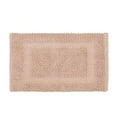 thumbnail image 2 of Jean Pierre New York Sophie Border 100% Cotton Bath Mat - Non-Slip Bath Rug - Pink Dusty Rose - 27" x 45", 2 of 8
