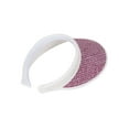 thumbnail image 3 of Top Headwear Weave Clip-On Visor - White/Burgundy, 3 of 5