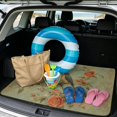 thumbnail image 2 of DISNIMO Universal Car Trunk Liner for Dogs Sparrow Flower Print Anti-Slip Cargo Mat Car Boot Protection Washable Machine Dog Seat Cover Fits for Most Cars SUV Truck Sedan, 2 of 7