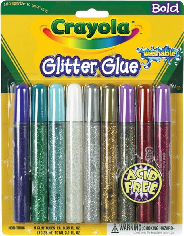Crayola Washable Glitter Glue Pens .35Oz Walmart Canada