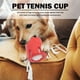 thumbnail image 3 of Tennis Tumble Dog Toy Aumenta la interacción Perro Juguetes interactivos Mascotas Accesorios Hugtrwg Para estrenar, 3 of 8