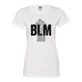 thumbnail image 1 of Womens Fist BLM Black Lives Matter Deluxe Soft T-Shirt, 1 of 1