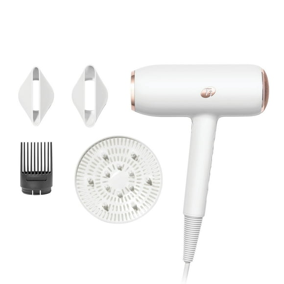 T3 Featherweight StyleMax Professional Ionic Hair Dryer with Custom Heat Automation & 4 Attachments, Fast Drying, Lightweight with 5 Heat & 3 Speed Settings, 2 Concentra