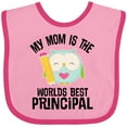 thumbnail image 3 of Inktastic School Principal Mom Boys or Girls Baby Bib, 3 of 4