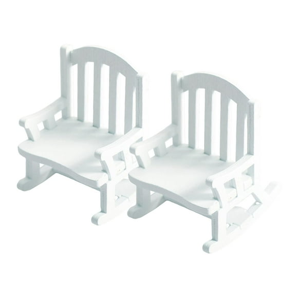 2x Mecedora de Mecedora de Simulación de Muebles de