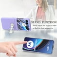 thumbnail image 3 of Dteck Compatible Phone Case for Motorola Razr 40 Ultra 2023 Case with Ring Stand,Slim Lightweight Hard PC Protective Ring Case for Motorola Razr 40 Ultra Cover Case,Purple, 3 of 10