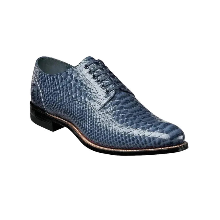 00055, Stacy Adams Leather Shoes Anaconda Print Lace Up All  display picture 1