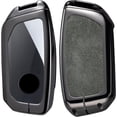 thumbnail image 3 of Key Fob Cover Compatible with BMW IX IX3 I5 I7 740i 760i X1 X3 X5 X6 X7 XM 2024-2025 Keychain Case Holder Protector,Gray, 3 of 9