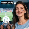 thumbnail image 2 of Tatuajes temporales: Bandera Argentina de la Copa Mundial INKARTLINK 2026, 2 of 4
