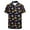 Black, variant on Funny Nightclub Tee Shirt Men'S Hawaiian Shirt For Men Short Sleeve Shirt Retro 80s Style Summer Casual Holiday Beach Button Down T-Shirts