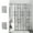 Gray, variant on Double Sided Solid Colour Polka Dots Wafer Shower Curtain Water Proof Bathroom Bathroom Hole Shower Curtains