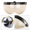 thumbnail image 3 of Lente de Visera Abatible de Vintage para Cascos de Motocicleta de 3 Botones, Accesorios Profesionales - marrón Yotijar visera de motocicleta, 3 of 10