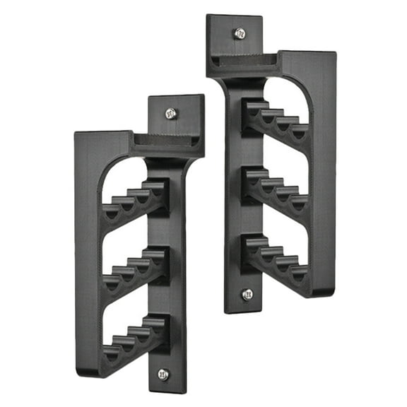 WHAMVOX 2pcs Wall Mounted Archery Brackets Space-Saving Bow Rack For Bows And Arrows High Load-Bearing Structure Easy Installation