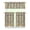 Mandala Ethnic Style, variant on Ethnic Mandala Art Window Treatment Panels - 3 PCS Kitchen Curtains Set with Geometric Abstract Ornamental Design