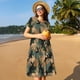 thumbnail image 4 of Disketp Camouflage Rabbit para Vestido de Manga Corta para Mujeres, Vestidos de Verano para Mujeres, Casual y Holgado para la Playa, 4 of 6